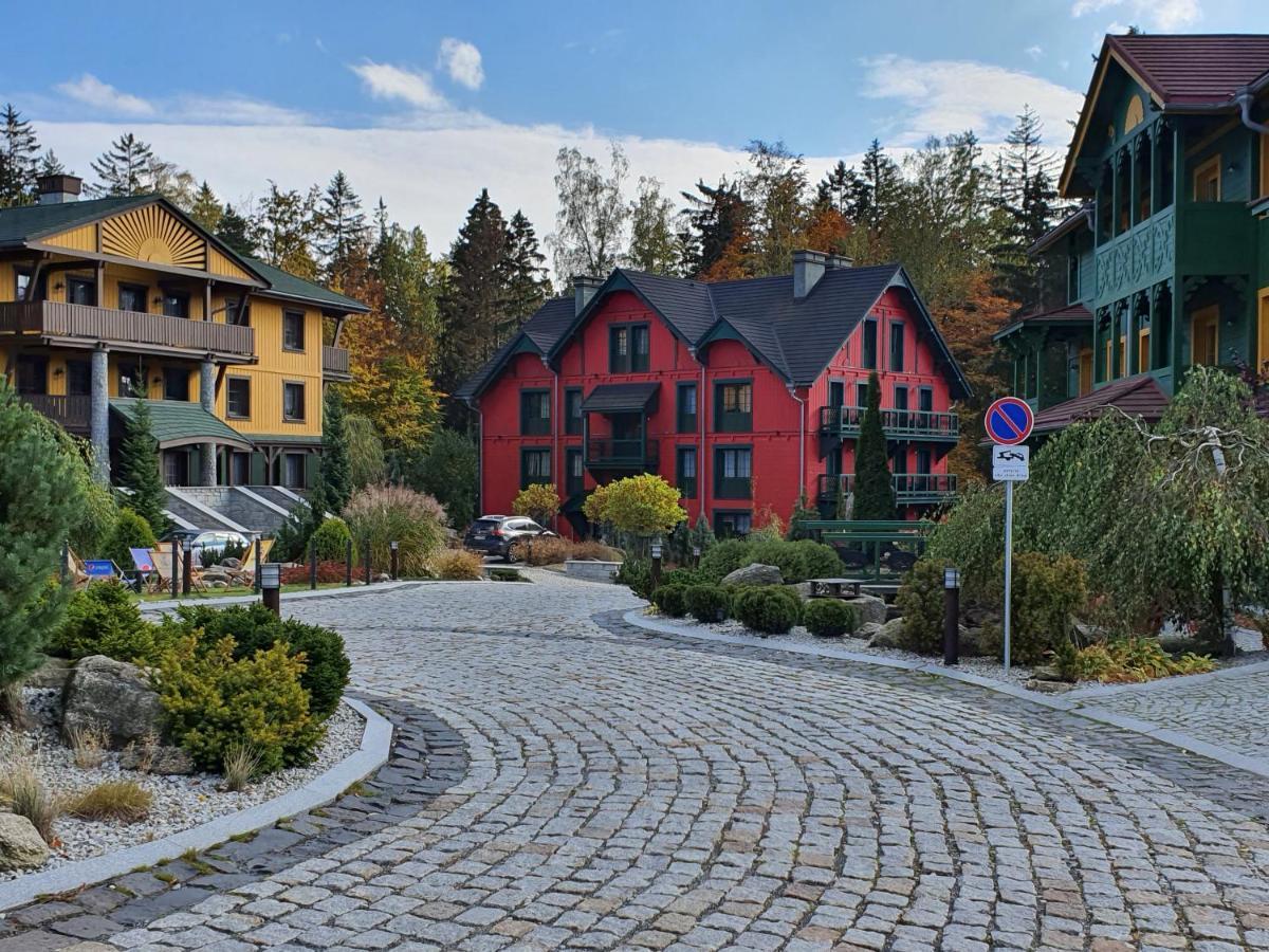 Dolina Wikingow 2-Poziomowy Apartament W Norweskiej Dolinie Z Dwoma Balkonami I Dostepem Do Strefy Wellness ชกลาร์สกา ปอเรมบา ภายนอก รูปภาพ